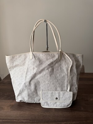 【稀少】GOYARD Saint-Louis GM Tote Bag White s-l400.jpg