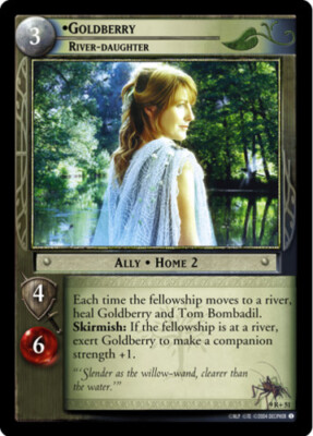 LOTR: Goldberry, River-daughter - Foil [Moderately Played] Reflections Lord of t