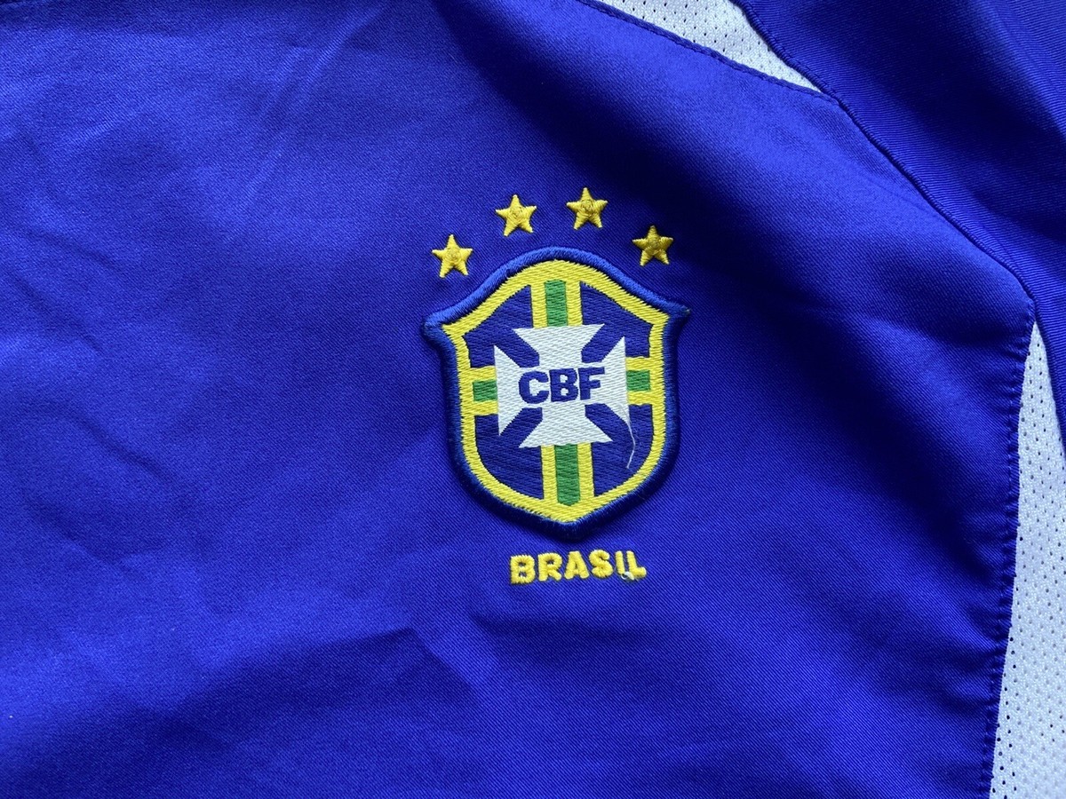 BRAZIL 2002 2004 AWAY FOOTBALL SHIRT SOCCER JERSEY NIKE 182266 sz
