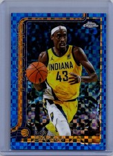2025-26 Topps Chrome #1 Pascal Siakam Blue X-Fractor