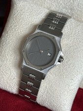Cartier Santos Octagon 30mm, Automatic, Ghost Dial, Godron Bracelet, Rare 2965