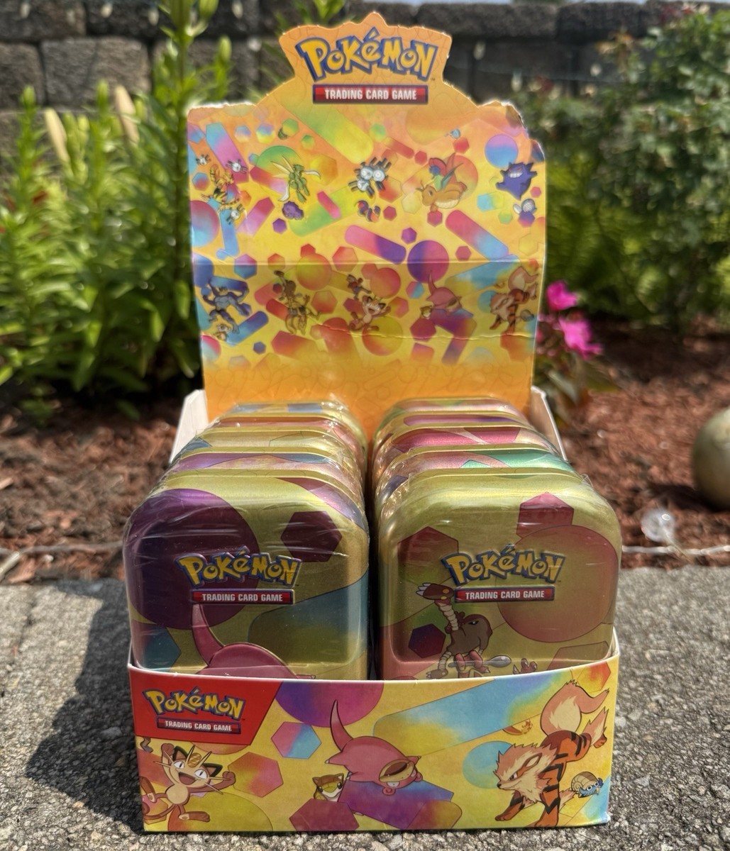 Pokemon 151: 10 Sealed 151 Mini Tins Full Art Set With Store