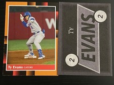 TY EVANS Florida Gators Card