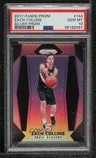 2017-18 Panini Prizm Silver Prizm Zach Collins #144 PSA 10 GEM MT 0m2d