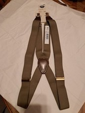 DOCKERS MEN'S SOLID SUSPENDERS FITS S-XL
