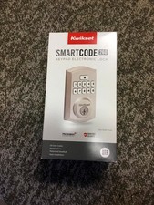 Kwikset SmartCode 260 Keypad Electronic Lock Deadbolt Keyed NEW 11B stain nikel