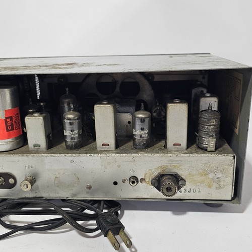 Hallicrafters CRX-2A Single Band Dual Conversion FM Tube HAM Odbiornik Włącza - Zdjęcie 11 z 18