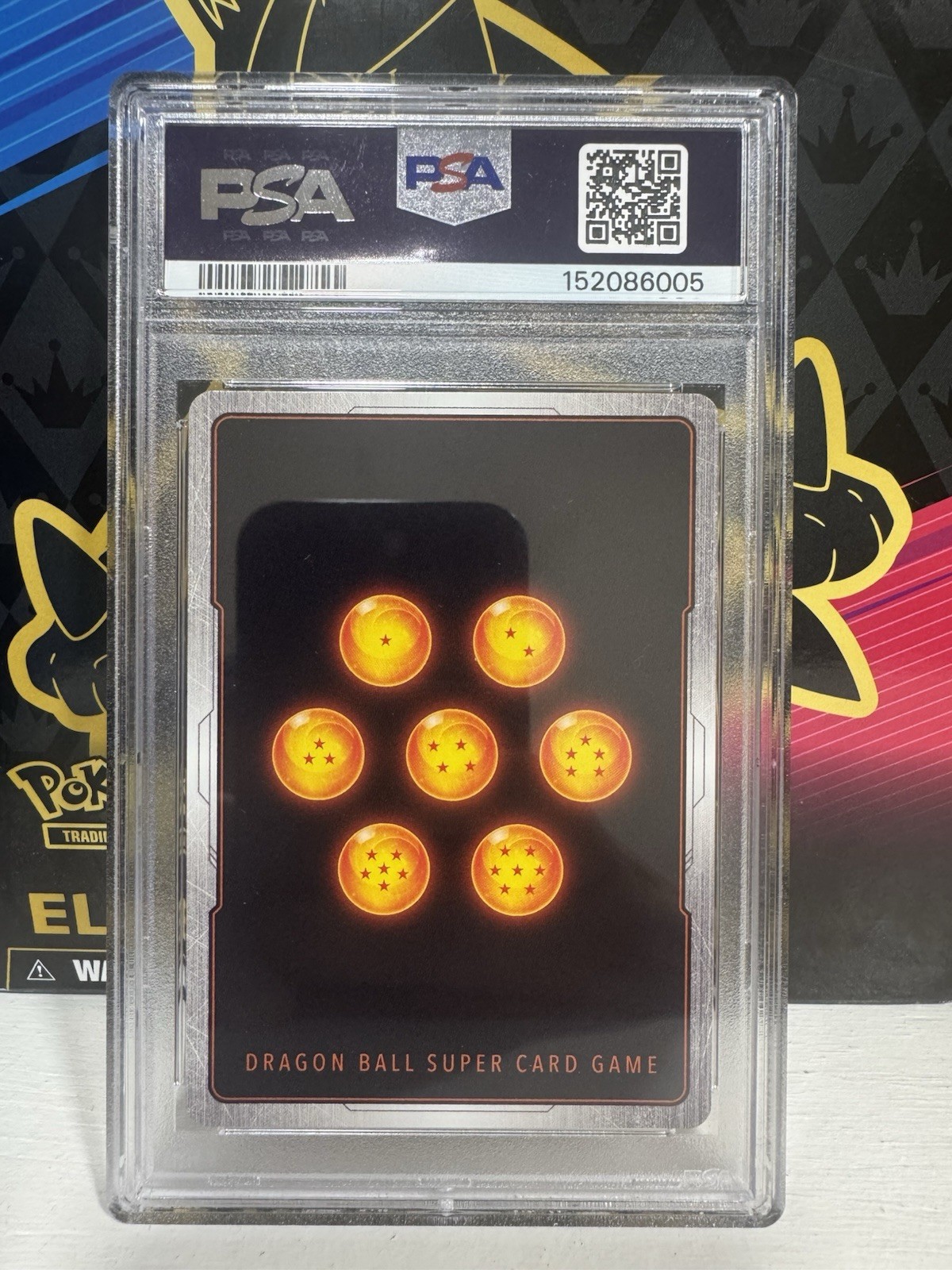 Dragon Ball Super Card SS4: The Vermilion Saiyans Saiyan Showdown BT15-152 PSA 9 view 2