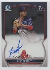 2023 Bowman Chrome Prospect Auto Luis Perales #CPA-LP Auto 2gv