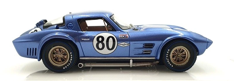 TSM Model 1/43 Scale TSM124323 - 1963 Chevrolet Corvette Grand Sport #80 Mecom - Image 3 of 4