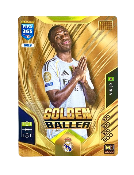 Panini Adrenalyn XL FIFA 365 2026 set 9 pcs GOLDEN BALLER