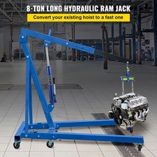 Heavy-Duty Hydraulic Long Ram Jack for Garage and Shop Lifting