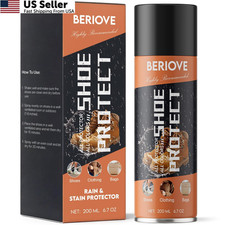 BERIOVE Protect Shoe Protector Spray - Rain  Stain Waterproof Nano White