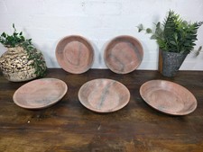 Rustic Wabi Sabi Solid Pink Marble Stone Dish Plate Bowl