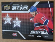 2023-24 Upper Deck Credentials 2nd Star Kirby Dach Montreal Canadiens #2S-9