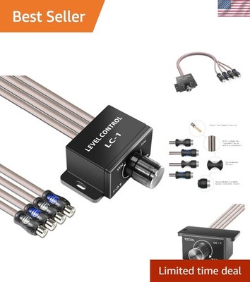 Oxygen-Free Copper RCA Level Controller - 2 Channels for Perfect Volume Control