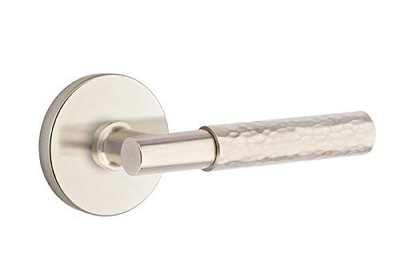 Emtek Select Dummy, Disk Rosette, T-Bar Stem, Hammered Handle US15