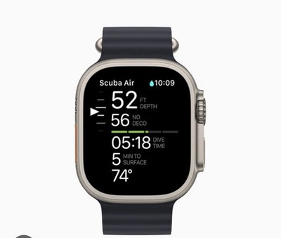 Apple Watch Ultra 1  Titanium 49mm (GPS + Cellular) With Midnight Band