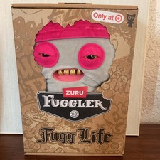ZURU Fuggler Fugg Life Funny Ugly Monster Gray Pink Gold Teeth Exclusive NIB