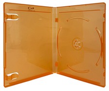 PREMIUM STANDARD Orange Blu-Ray Single Cases 12MM Lot