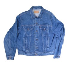 Vintage Levi's 71506 0217 Denim Jean Jacket Size 38L Made in USA