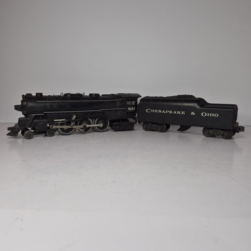 Locomotora de motor de vapor Lionel calibre O 4-6-4 Chesapeake y Ohio #8603 con licitación | Zustand: Used