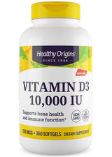 VITAMIN D3 10000 IU 360 Gelkapseln - NATUR AUS LANOLIN