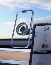 Tesla Model Y Phone Mount 2020-26, Magnetic 360  Adjustable Holder, Magsafe C...