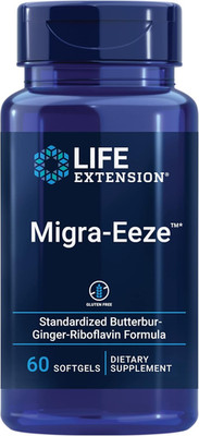 Migra-Eeze - Butterbur Root Extract with Vitamin B2 (Riboflavin) & Ginger Sup...