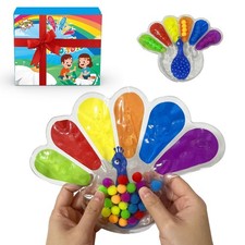Color Sorting Sensory Toys, Fine Motor Skills Toys for Toddlers, Montessori Toys
