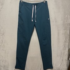 Figs High Waisted Yola Scrub Pants Size S/T Small Tall Green