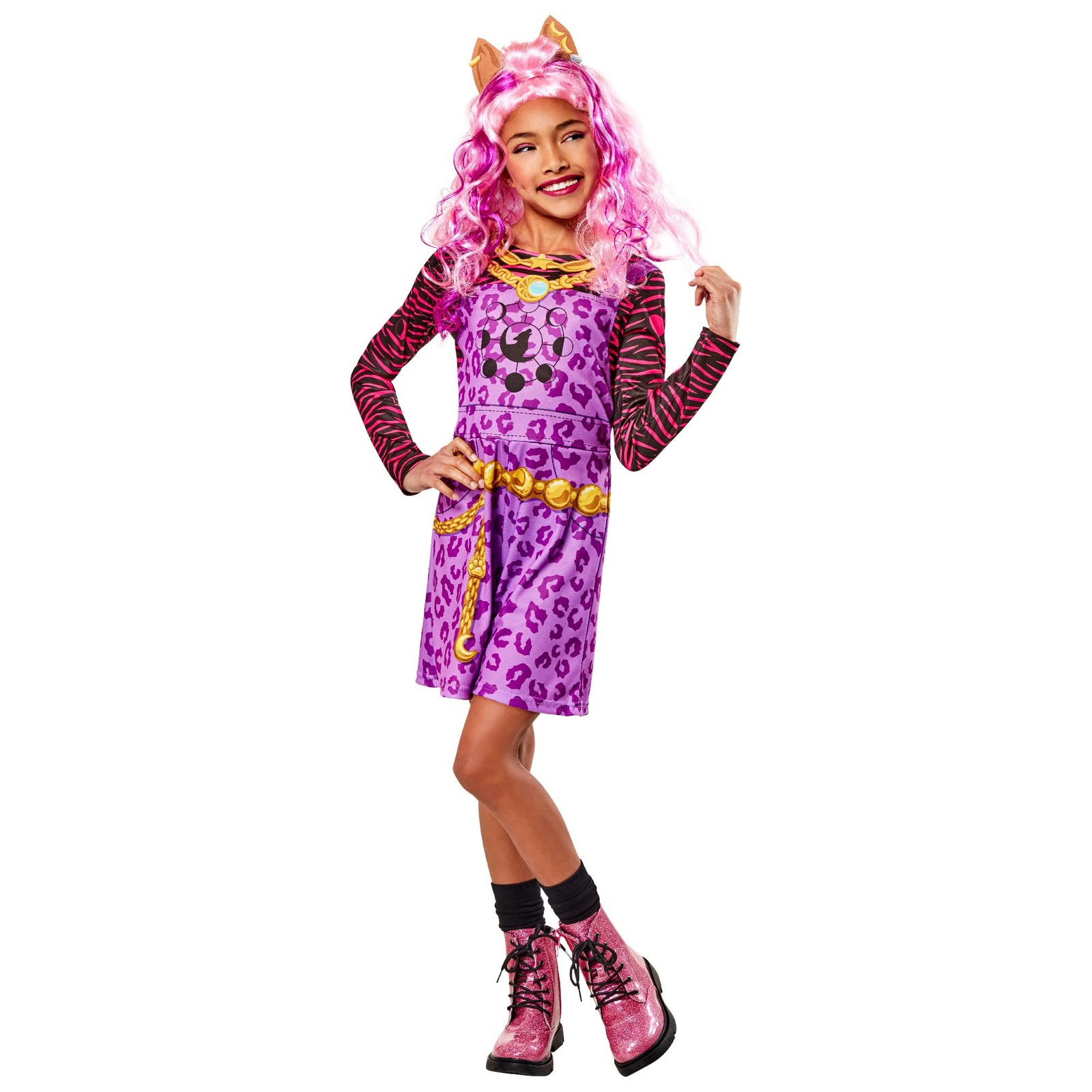 Rubie's Official Monster High Clawdeen Wolf Child Costume, Kids Fancy Dress 7-8