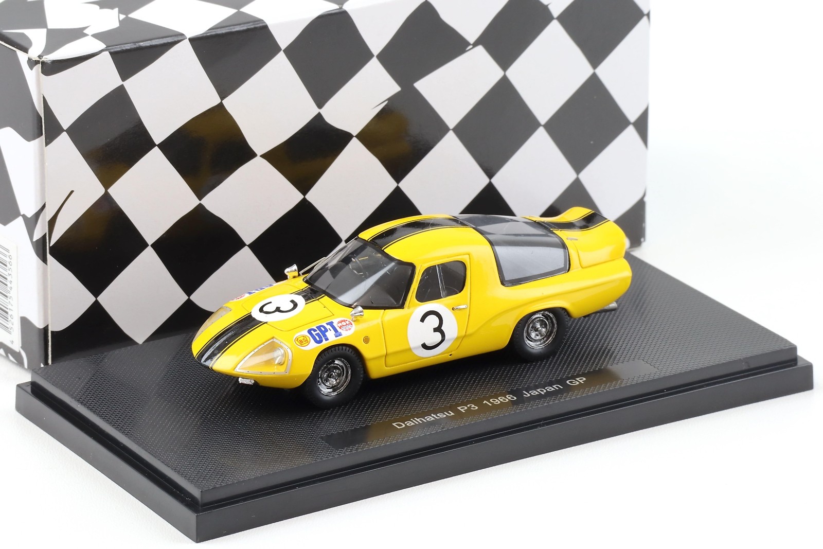 1:43 Ebbro Daihatsu P3 Japan Gp 1966 #3 Yellow/Black