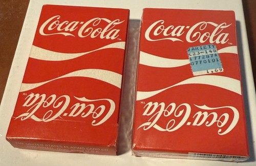 Vintage - 1984 Coca Cola Bridge Playing Cards Deck NEW SEALED Coke Wave Design - Picture 12 of 12