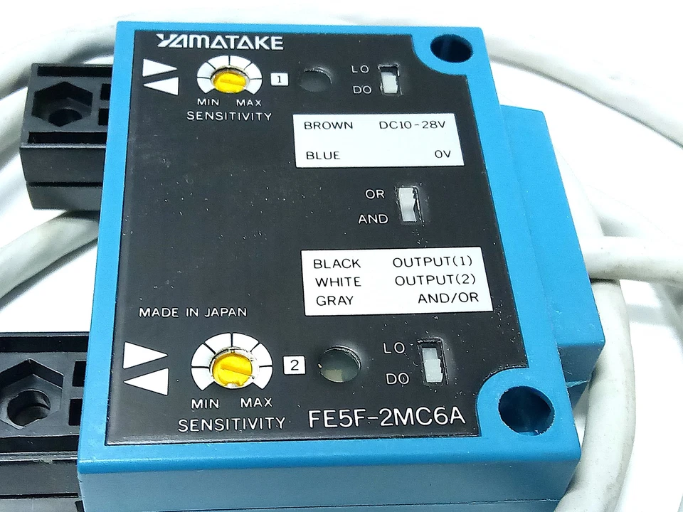 Pepperl Fuchs FE5F-2MC6A 10-28 V DC Fiber Optic Photoelectric Sensor - Image 2 of 4