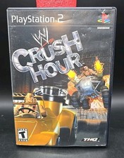 WWE Crush Hour Sony PlayStation 2 2003 PS2 Complete CIB With Manual 