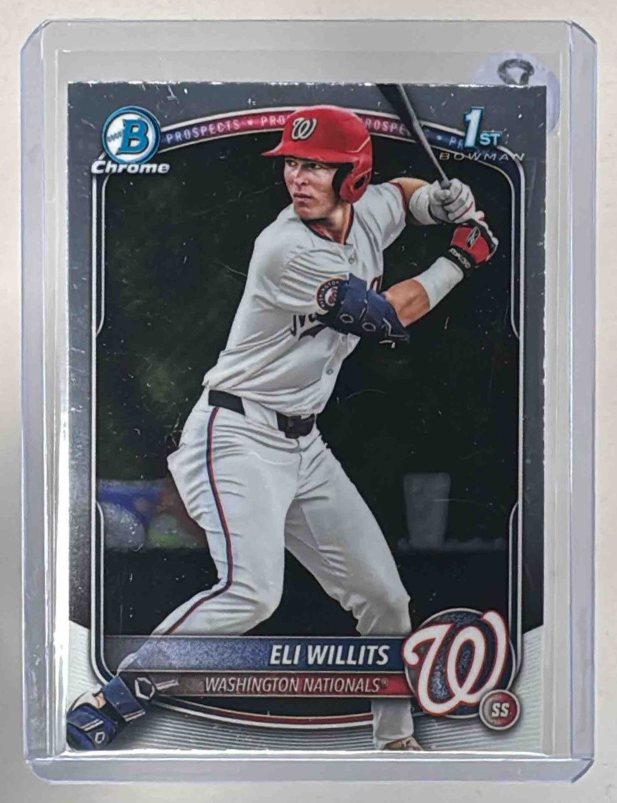 Eli Willits 2025 Bowman Draft #BDC-1 Chrome 1st Prospect B