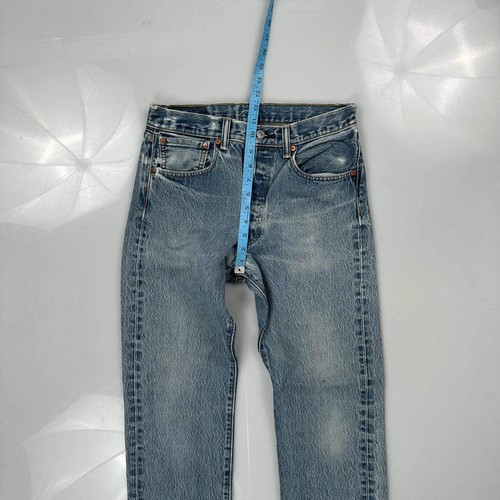 501 Levis Jeans - 28W 31L Blue Cotton - Picture 4 of 10