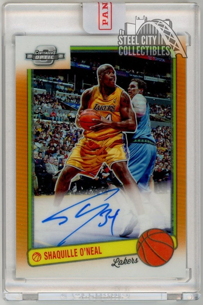 Panini Shaquille O'Neal Basketball Autographed Sports Trading