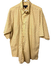 VTG Van Heusen Dress Shirt Wrinkle Free Men's Size L 16-16.5 Paisley