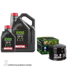 S1000 RR Sport Oil and Filter Kit Motul 5100 10w40 5L BMW S 1000 2013