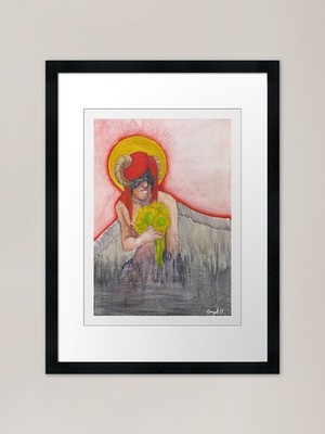 BLIND LOYALTY Gerahmter Kunstdruck Gerahmtes Wandbild Poster Leinwanddruck Bild