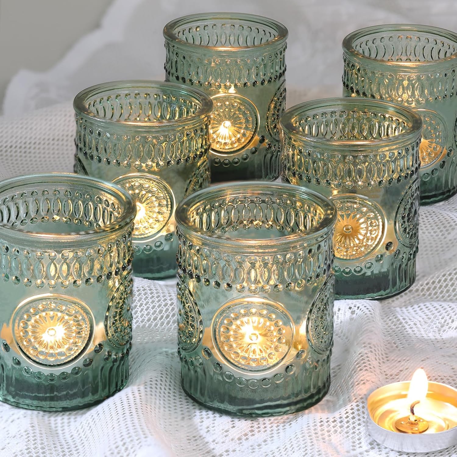 S，glass Tea Lights Candle Holder Bulk For Bir.
