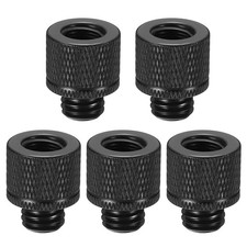Tripod Screw Adapters Camera Screw Mount 3/8" Female to M10 Male Black 5Pcs