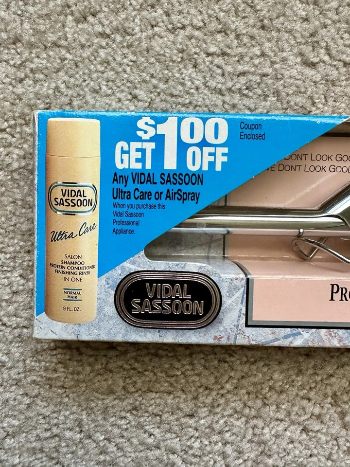 "Mini rizador profesional vintage Vidal Sassoon 1/2"" modelo VS103" Foto 2 de 4