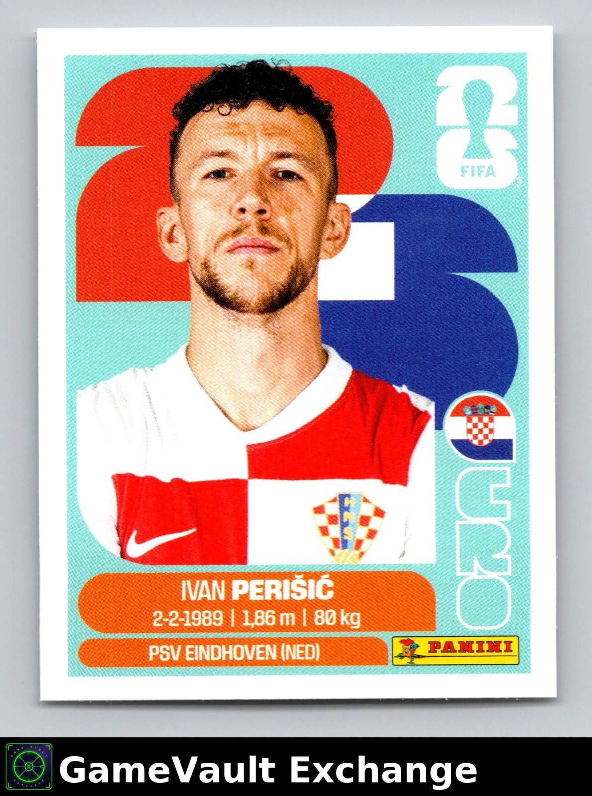 2026 Panini FIFA World Cup IVAN PERISIC #CRO 16 NM