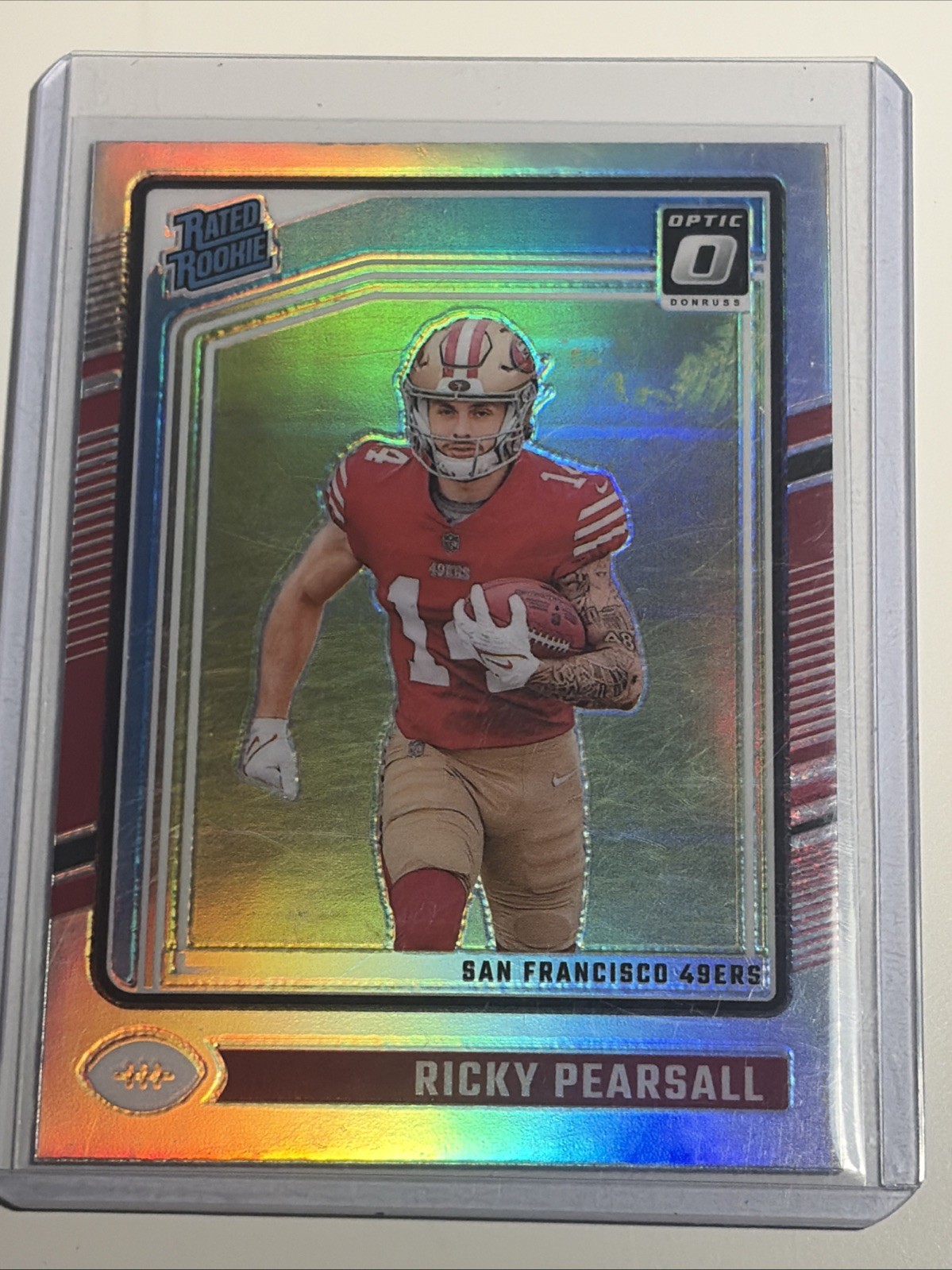 2024 Panini Donruss Optic - Rated Rookie Ricky Pearsall #284 Holo Prizm (RC)