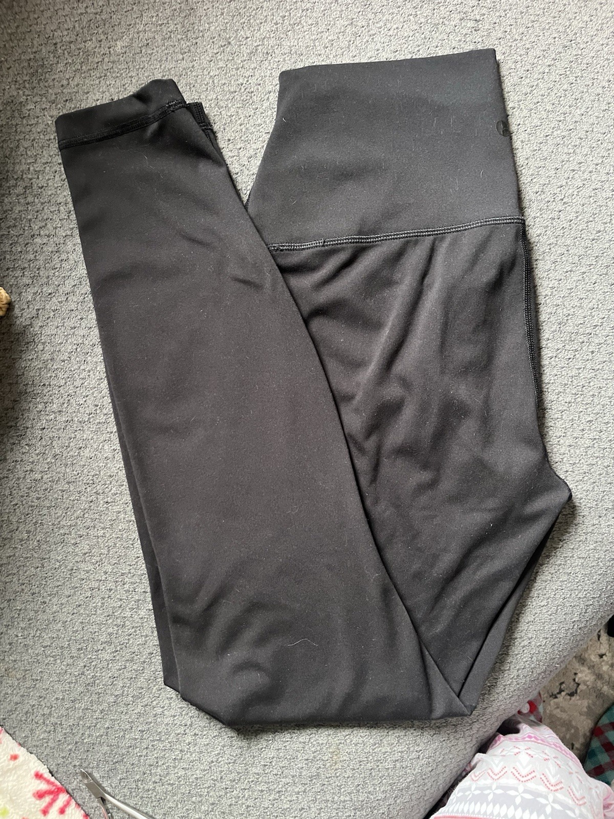 90 Degrees By Reflex Black Super High Rise Full Length Tight L