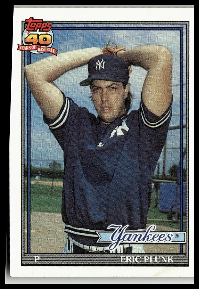 1991 Topps #786 Eric Plunk