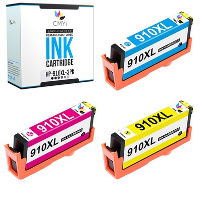 CMYi 3X Compatible HP 910XL Color Ink Cartridge for OfficeJet Pro 8028 8030 8034